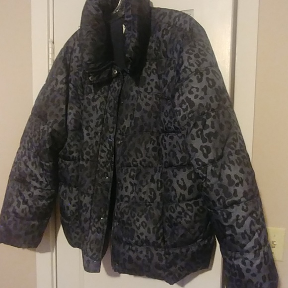 Old Navy Jackets & Blazers - leopard print winter coat Old Navy Jackets & Blazers - leopard print winter coat